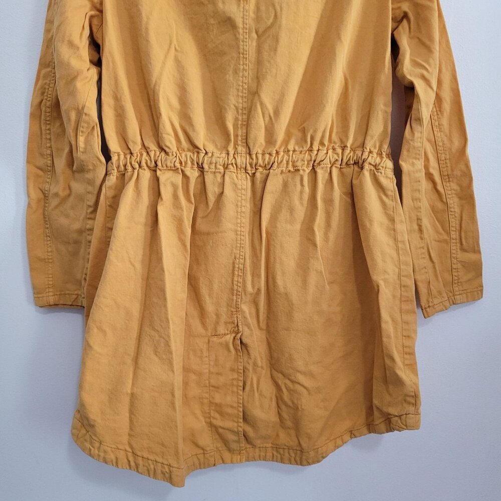 Bagatelle Collection Mustard Yellow Trench Coat Women Size M - Picture 5 of 9